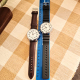 Talking Watch PU watchstrap gent