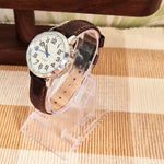 Talking Watch Brown Leather Band TT46 Ladies