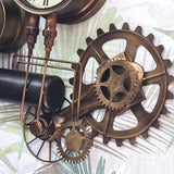 Clock Wall Metal steampunk TC11