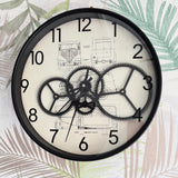 Clock Wall Motion awesome detail TC56