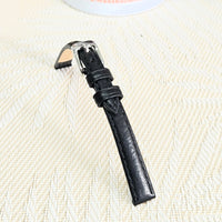 Watch Straps Italian Leather Black sizing 10-24mm