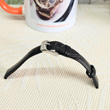 Watch Straps Italian Leather Black sizing 10-24mm