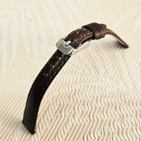 Watch Straps Italian Leather BROWN sizes 10-24mm