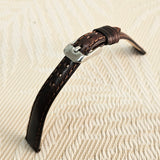 Watch Straps Italian Leather BROWN sizes 10-24mm