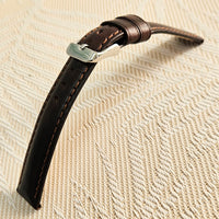Watch Straps Italian Leather BROWN sizes 10-24mm