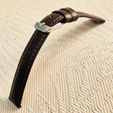 Watch Straps Italian Leather BROWN sizes 10-24mm