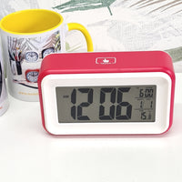 Digital Clock with night glow TC212 asst