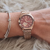 Watch Ladies red with heart detail TW110