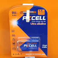 9 volt pkcell alkaline