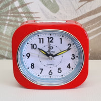 alarm clock sweep silent bedside red