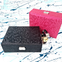 Jewellery box  TJ11-Black, Hot Pink