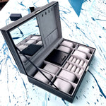 Jewellery & Watch Box  TJ16-Black