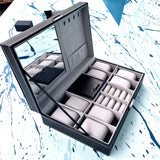 Jewellery & Watch Box  TJ16-Black