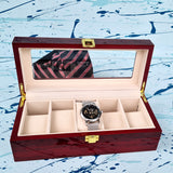 Watch Storage Polished  Box Wood TJ18 -