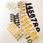 clock numbers