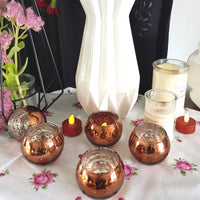 glass tea light holder