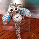 owl watch with necklace