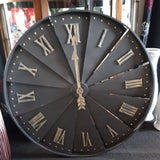 super large propeller metal wall clock
