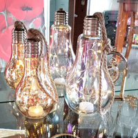 light bulb with led string lights