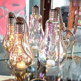 light bulb with led string lights