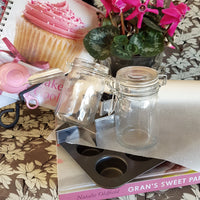 glass spice jars