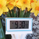 digital world time alarm clock with light
